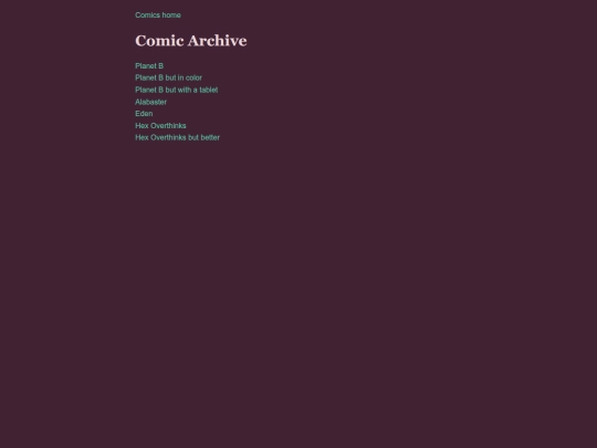 comics/archive screenshot