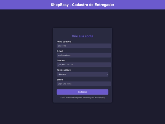 shopeasy_entregador screenshot