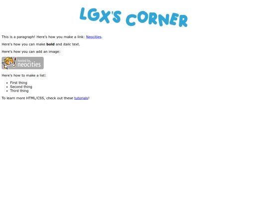 index screenshot