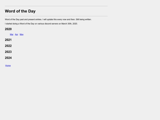 WOTD screenshot