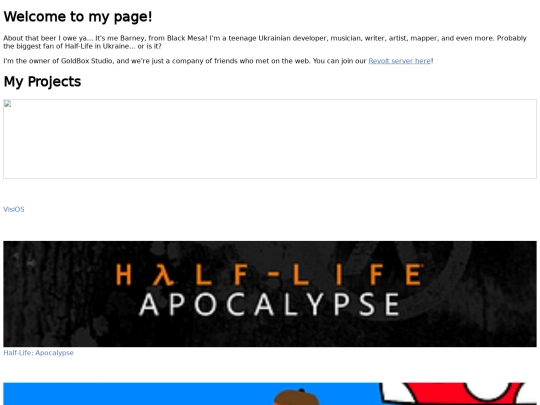 pages/projects screenshot