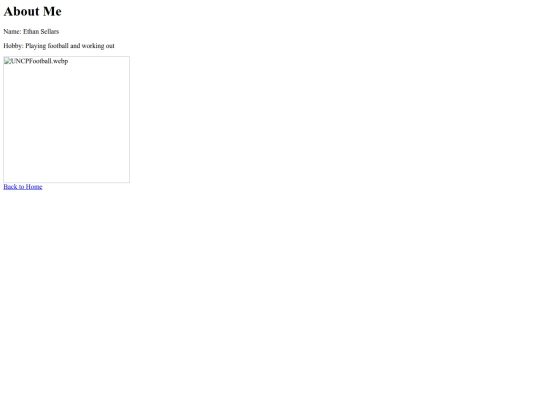 aboutme screenshot