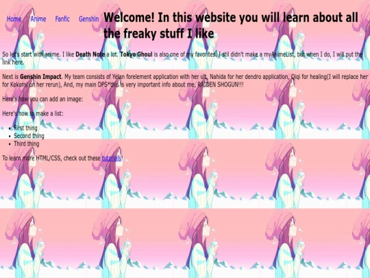 index screenshot