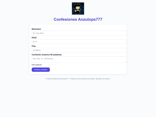 index screenshot