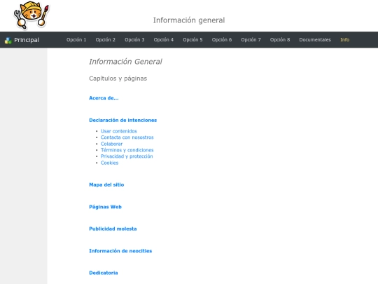 info screenshot