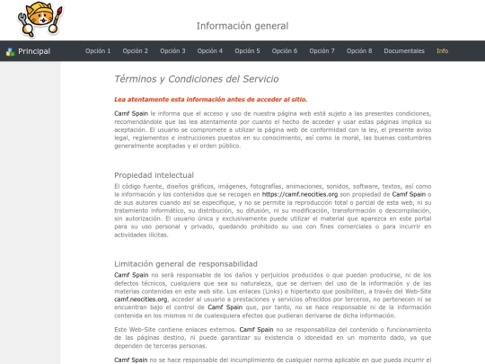 info/terminos_y_condiciones screenshot