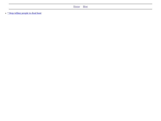 blog screenshot