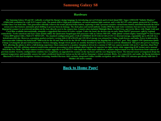 s8 screenshot