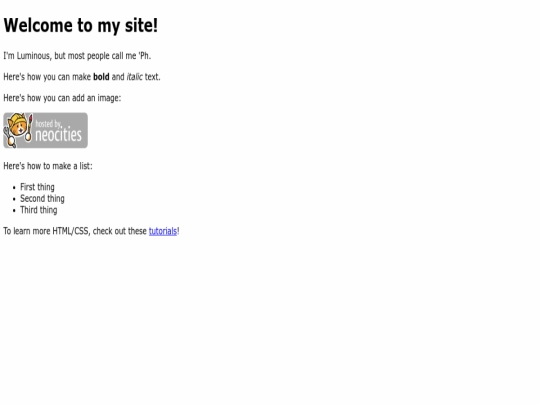 index screenshot
