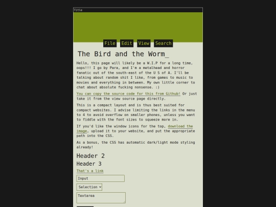 index screenshot