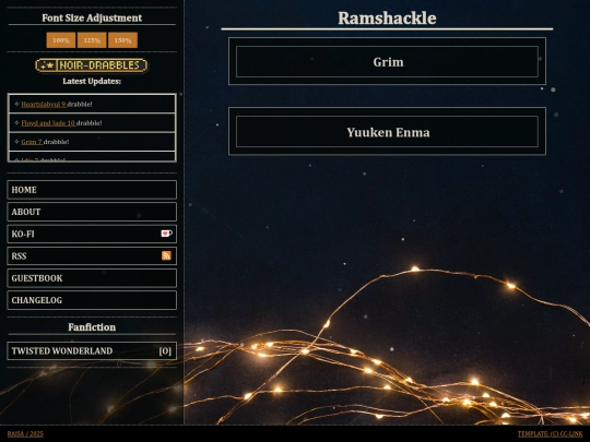 twst/ramshackle screenshot