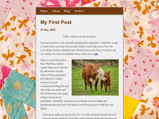 blog /posts/2025-09-24-My-First-Post screenshot
