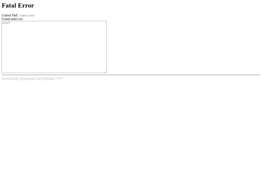 index screenshot