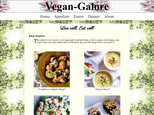 appetizer screenshot