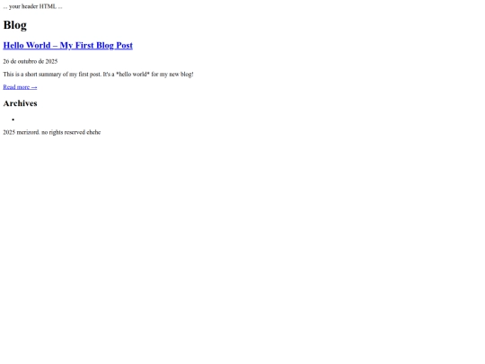 blog screenshot
