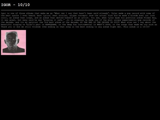 music /Igor screenshot