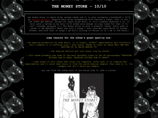 music /death grips/the money store/tms screenshot