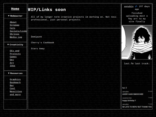 projects screenshot