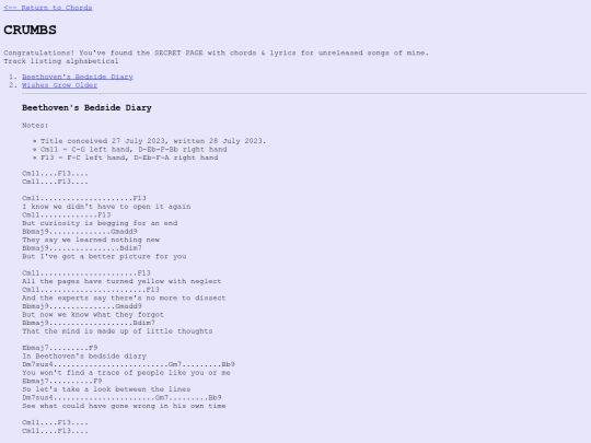 crumbs screenshot