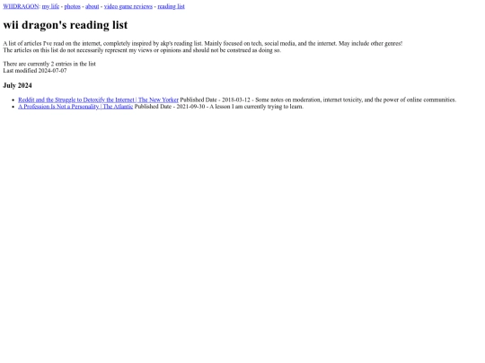 articles screenshot