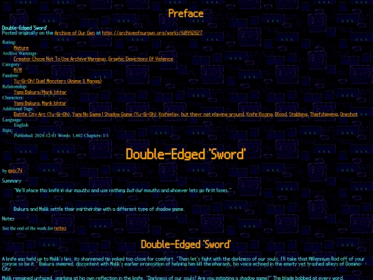 fanfiction/Double-Edged_Sword screenshot