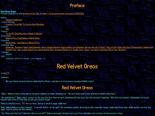 fanfiction/Red_Velvet_Oreos screenshot