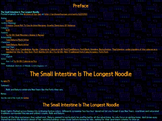 fanfiction/The_Small_Intestine_Is screenshot