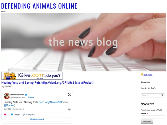 www.defendanimals.net/mainnewsblog/healing-vets-and-saving-pets-httpdao1org1pfb9s1-via-pocket screenshot