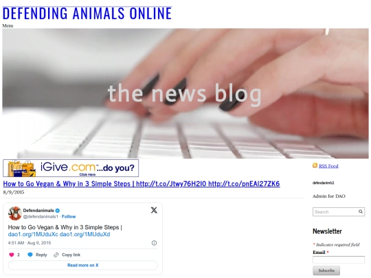 www.defendanimals.net/mainnewsblog/how-to-go-vegan-amp-why-in-3-simple-steps-httptcojtwy76h2i0-httptcopneal27zk61 screenshot