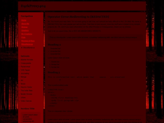 index screenshot