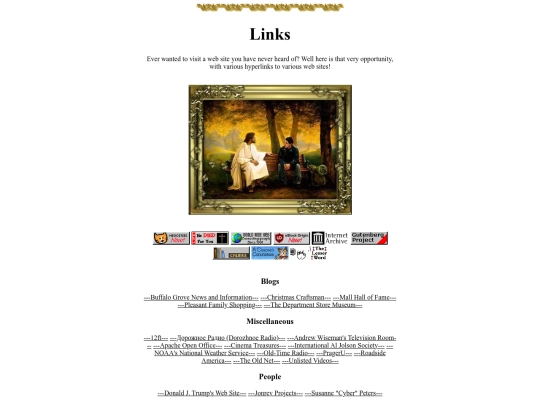 links screenshot