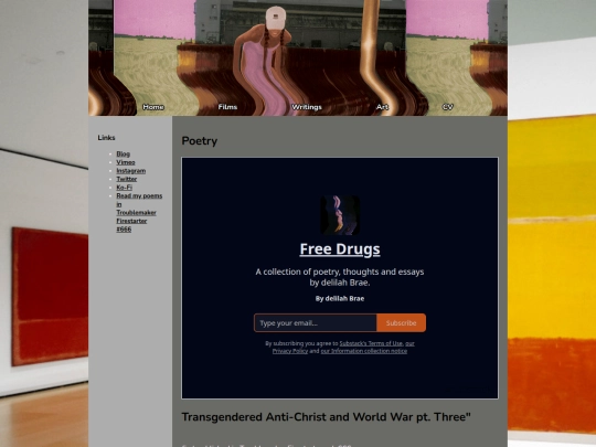 writings screenshot