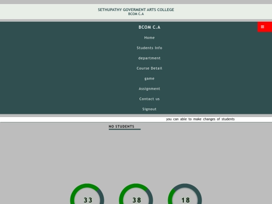 students-login/3year-login/3year-dasboard screenshot