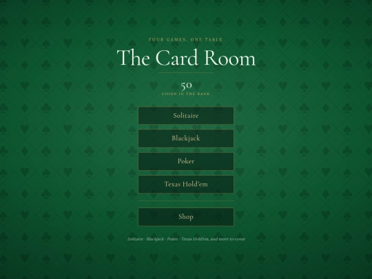 CardGames/CardClassics/Card Room.dc screenshot