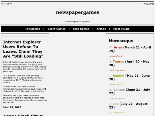 index screenshot