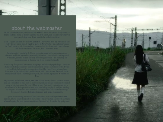 aboutme screenshot