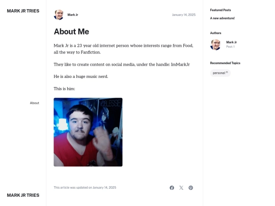 about-me screenshot