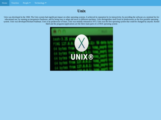 unix screenshot
