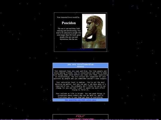 quizzes screenshot