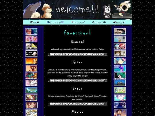 interests screenshot