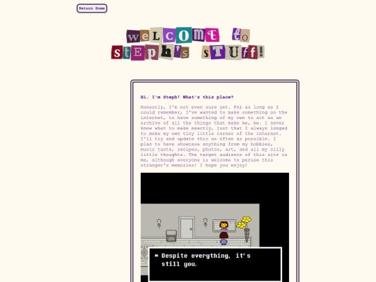 index screenshot