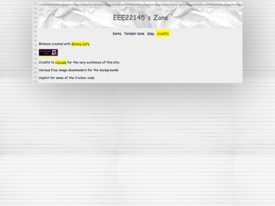 credits screenshot