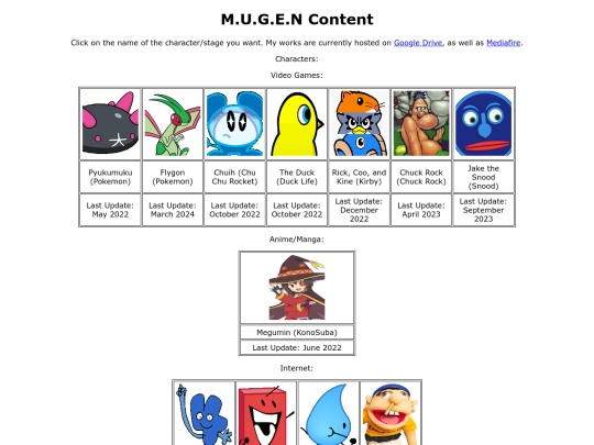 mugen screenshot