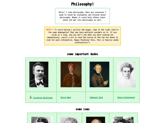 philosophy screenshot