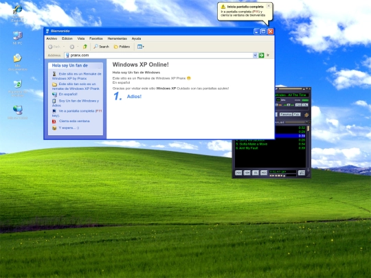 windowsxp screenshot