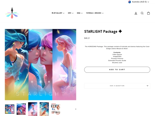 collections/all/products/starlight-package screenshot