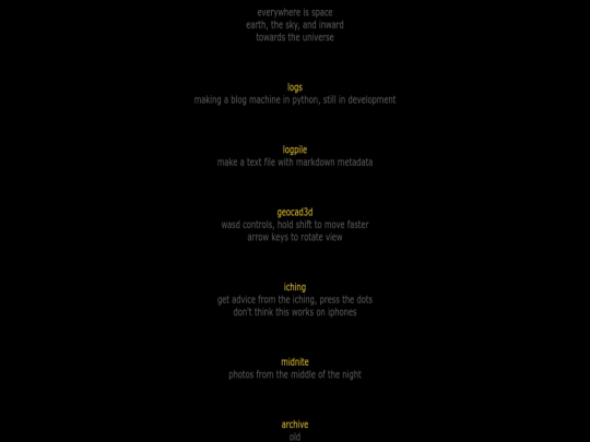 index screenshot