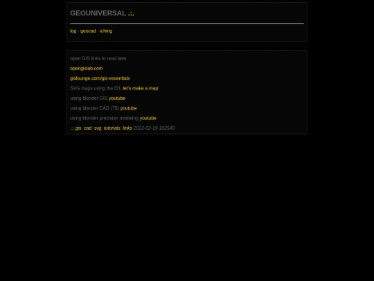 logs/tutorials screenshot