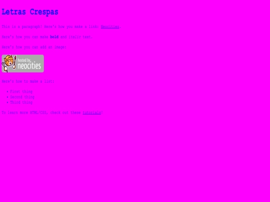 index screenshot
