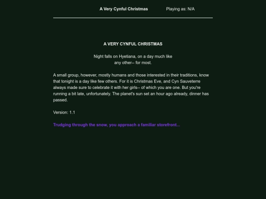 A Very Cynful Christmas 1.1 screenshot